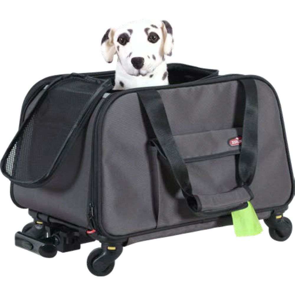 Trolley de transport nomad expert 2-en-1 pour chien et chat - 7 kg