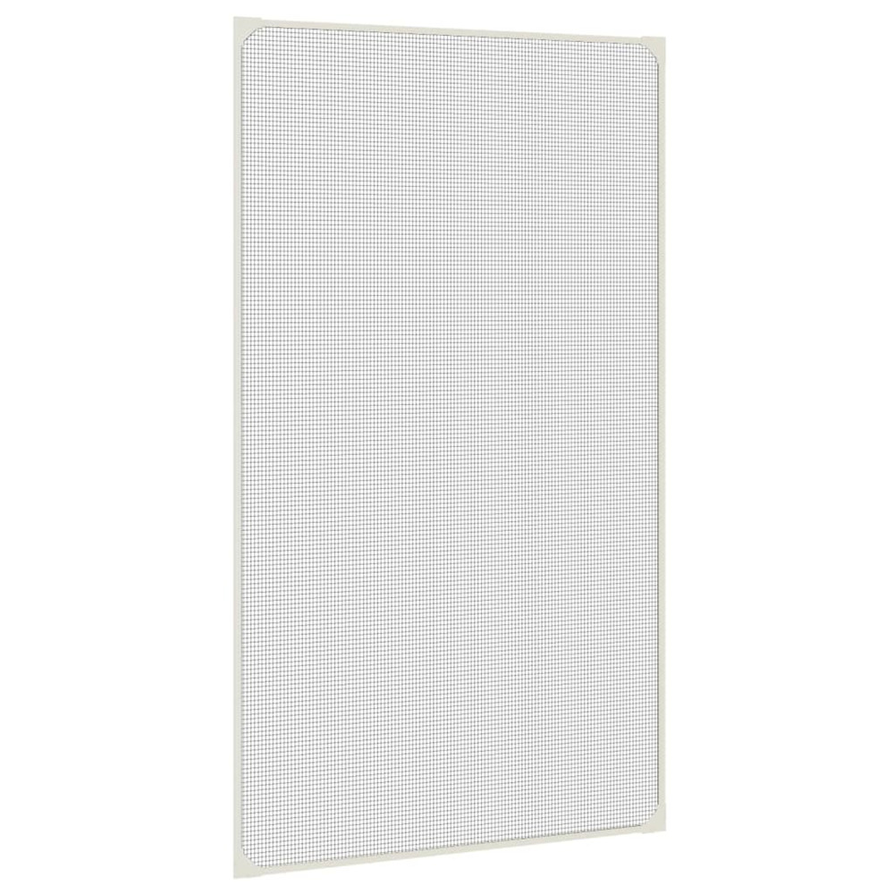 Moustiquaire magnétique pour fenêtres blanc 80x140 cm