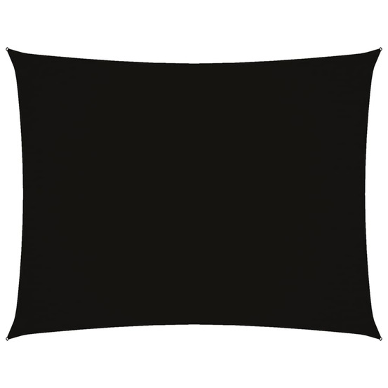 Voile de parasol tissu oxford rectangulaire 2,5x4 m noir