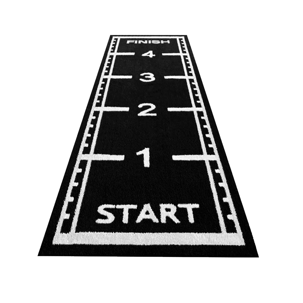 Gazon synthétique pour piste de sprint - 5 x 1,5 mètres - noir - 17 mm
