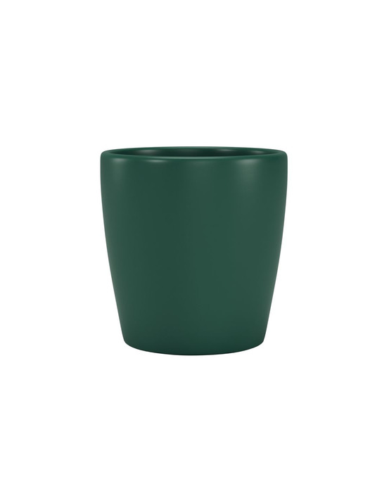 Pot ceramique thalia diam. 14 cm -vert fonce