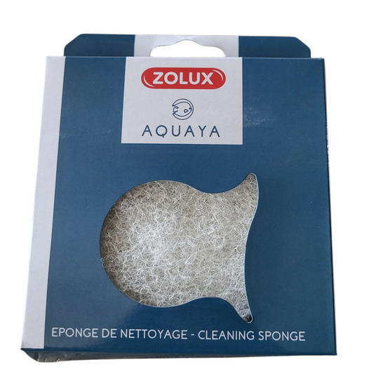 Eponge de nettoyage basic pour aquarium couleur blanche