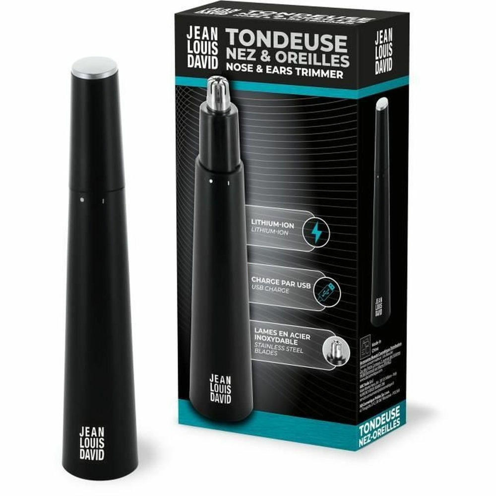 Tondeuse nez-oreilles coupe ciculaire indolore - batterie lithium-ion grande autonomie