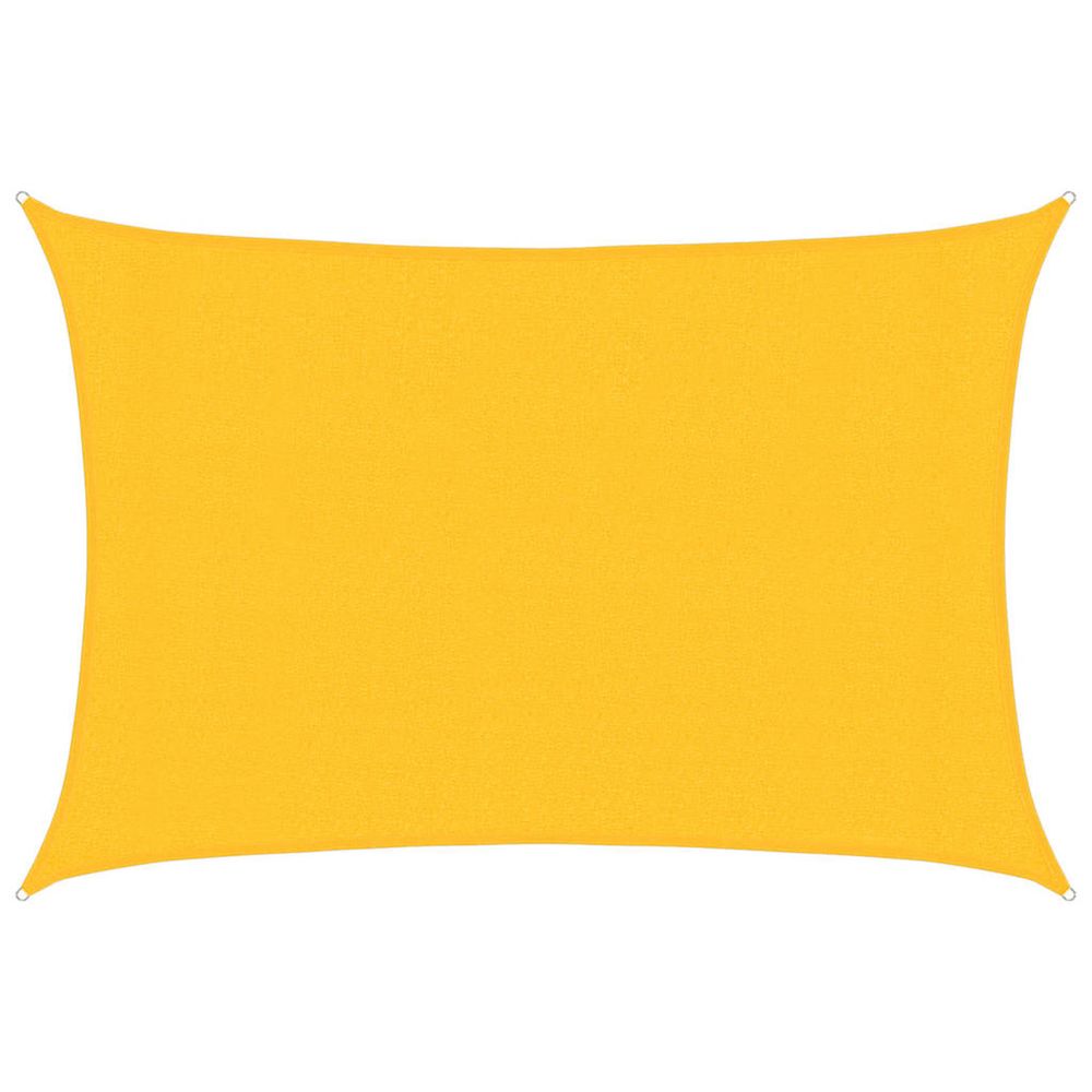 Voile d'ombrage 160 g/m² jaune 3x4,5 m pehd