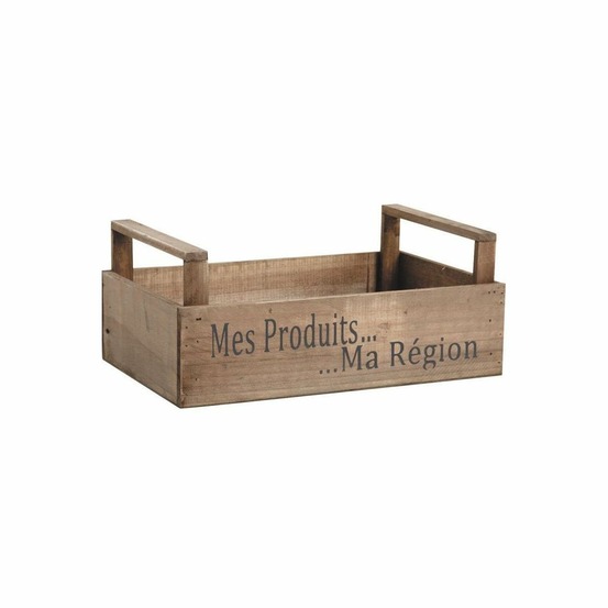 Caisse récolte mes produits ma région