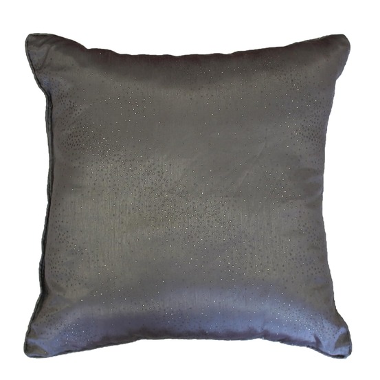 Coussin passepoil shantung scintille