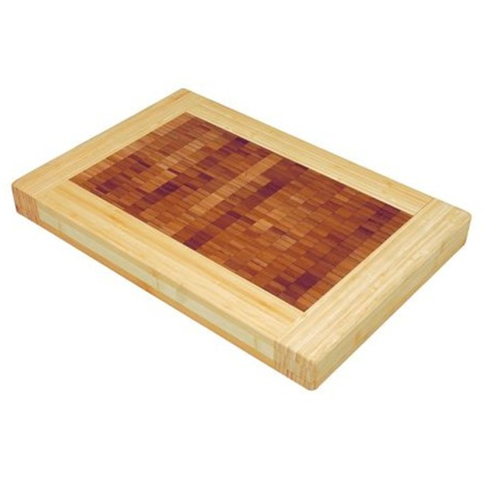 Billot de table bicolore bambou 46x31cm - 00038