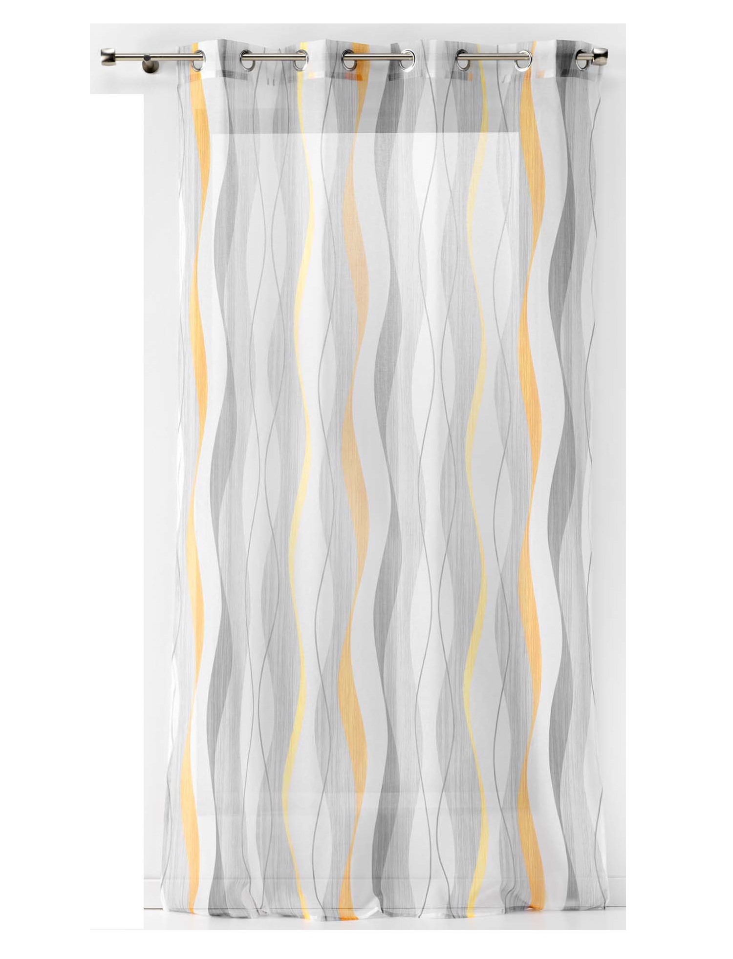 Voilage a oeillets ondulys