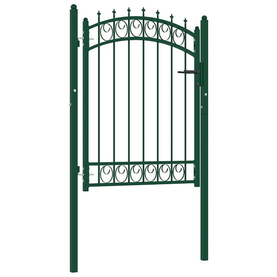 Portes de clôture emmen 100 x 125 cm vert verrouillable