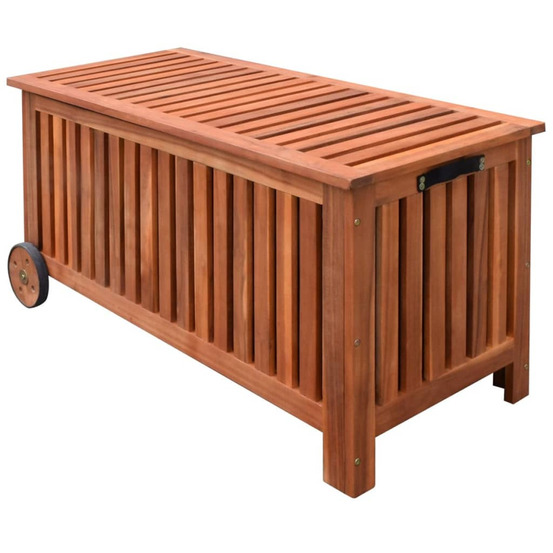 Boîte de rangement de jardin 118x52x58 cm bois
