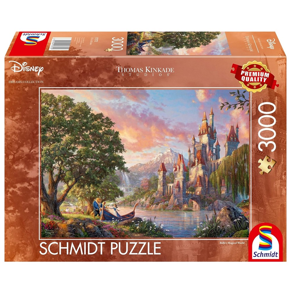Puzzle le monde magique de belle 3000 pcs
