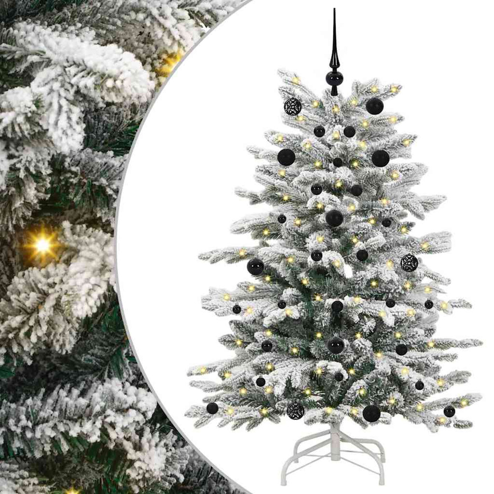 Sapin de noël artificiel à branches articulées blanc 150 cm