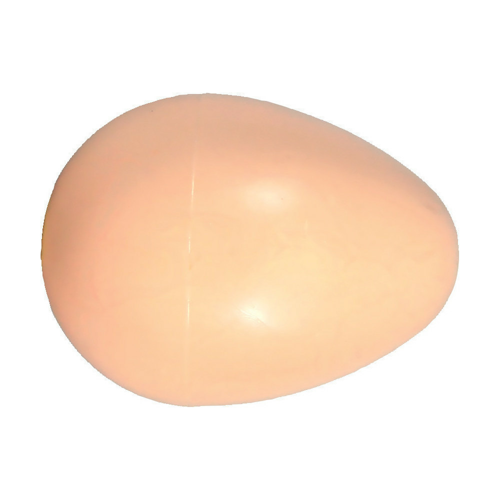 Œuf de poule en plastique diametre 4.4 cm pour volaille