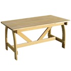Table de jardin 150x74x75 cm bois de pin imprégné