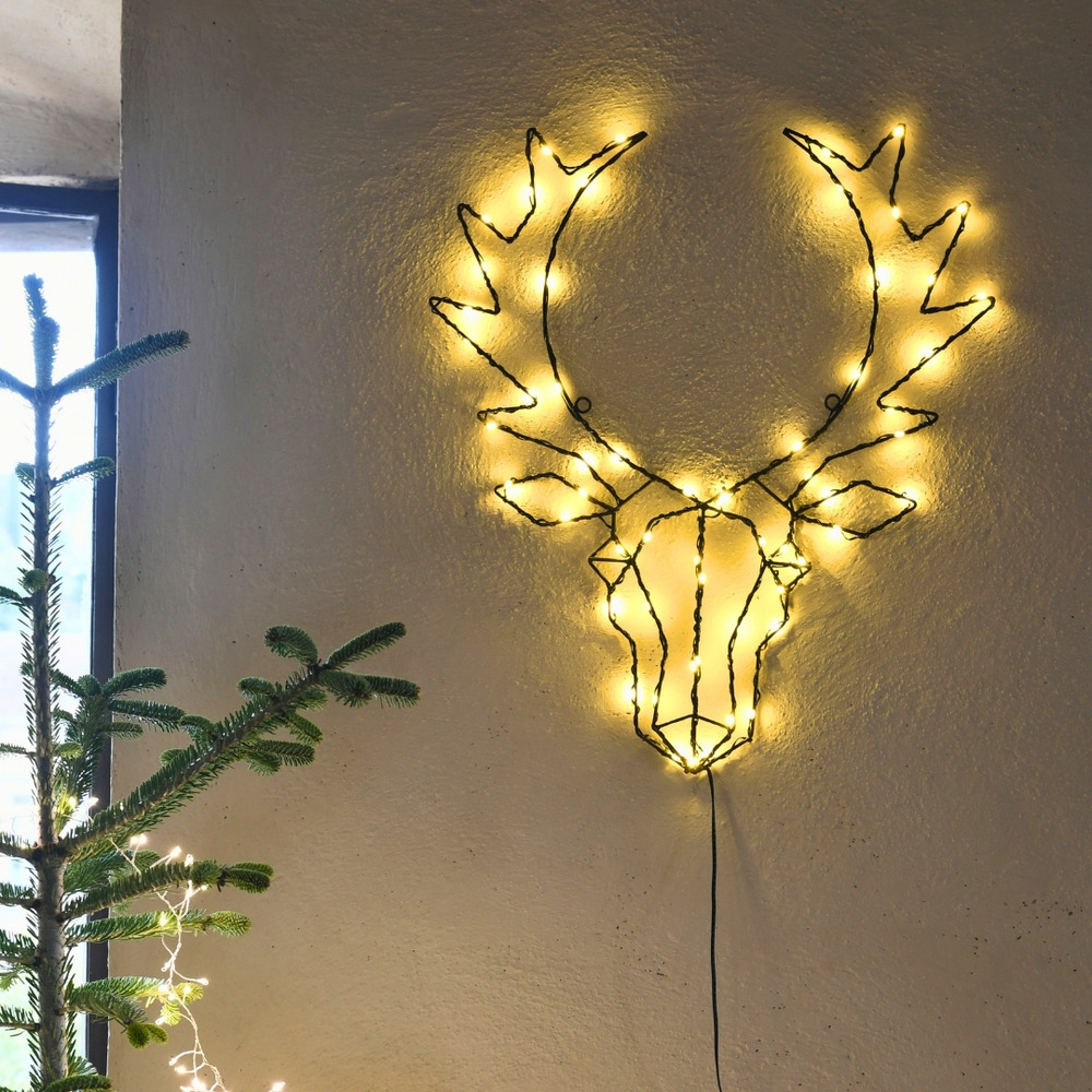 Tête de cerf micro led