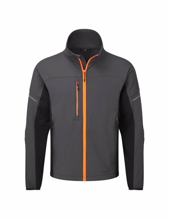 Veste de travail ev4 stretch - xl - gris métal - portwest