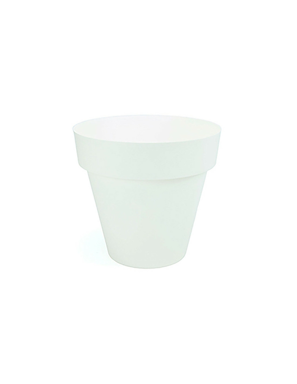 Pot de fleurs couleur blanche ø14cm