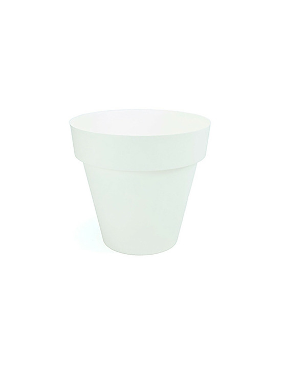 Pot de fleurs couleur blanche ø14cm