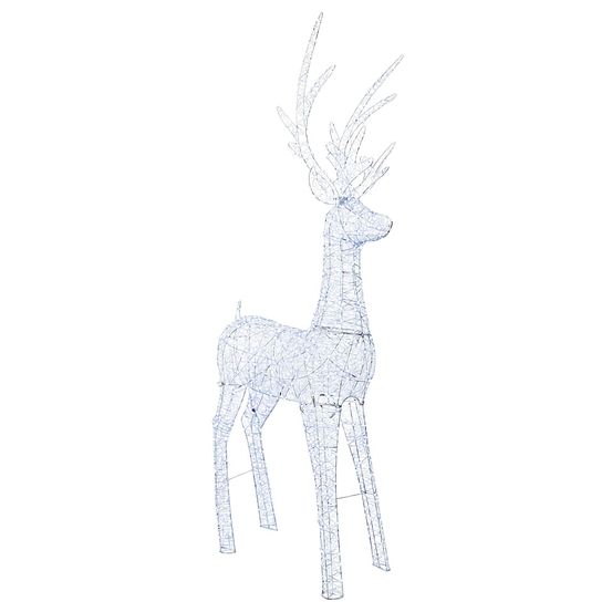 Renne de noël lumineux à led 1000 led blanc froid