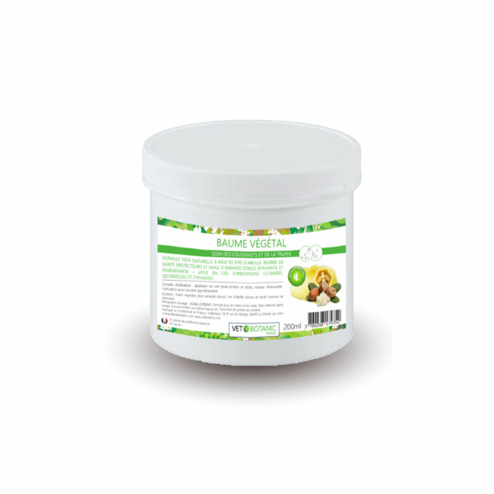 Baume vegetal nourrissant - soin des coussinets et de la truffe des chiens et des chats