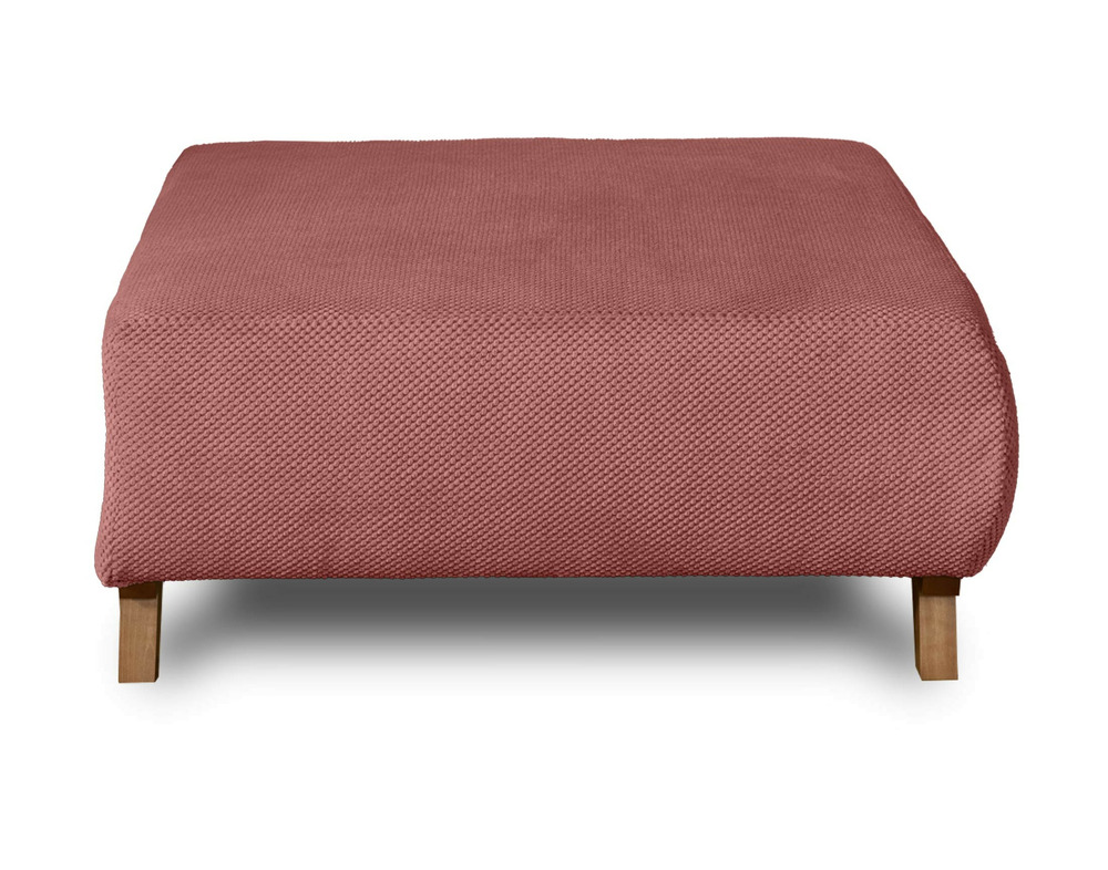 Cristal - pouf modulable - 95 cm - en velours texturé