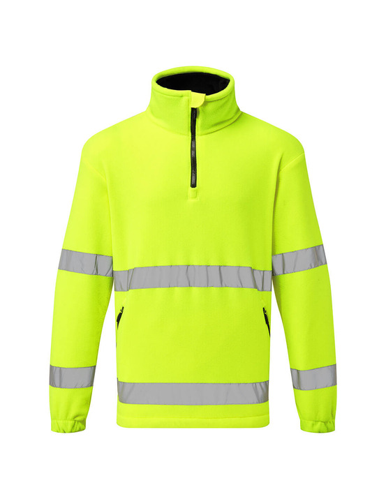 Polaire 1/2 zip hv - taille xxl - jaune - portwest
