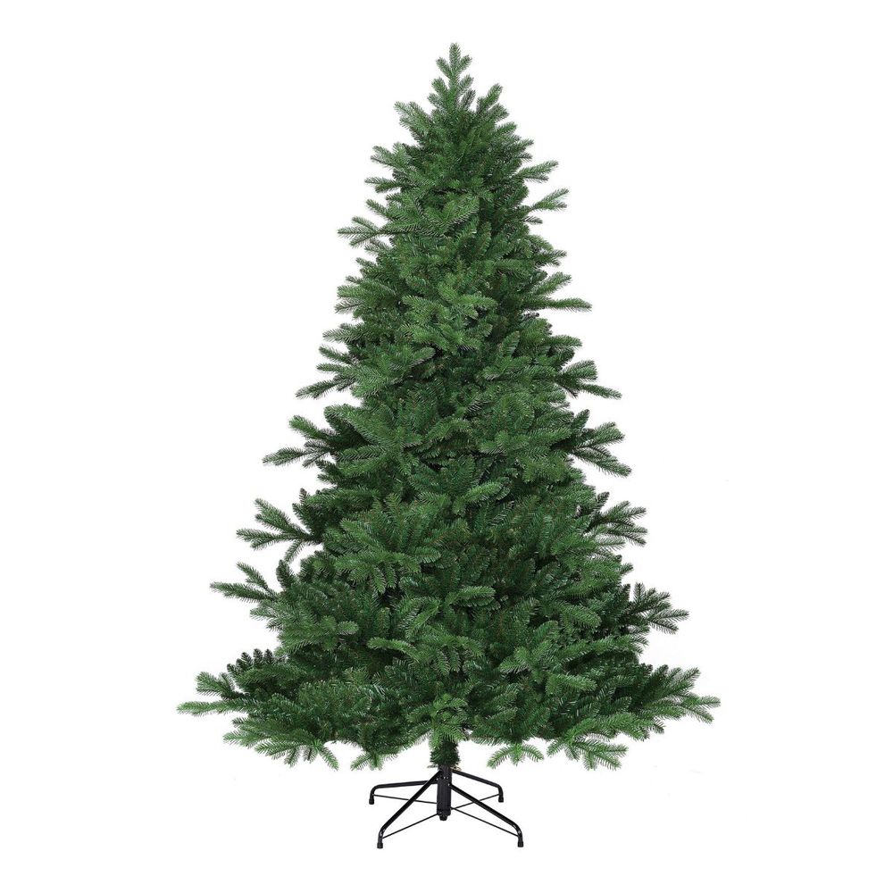 Black box trees brampton sapin de noël artificiel - décoration noël avec structure à charnière et aiguilles réalistes en pe -
