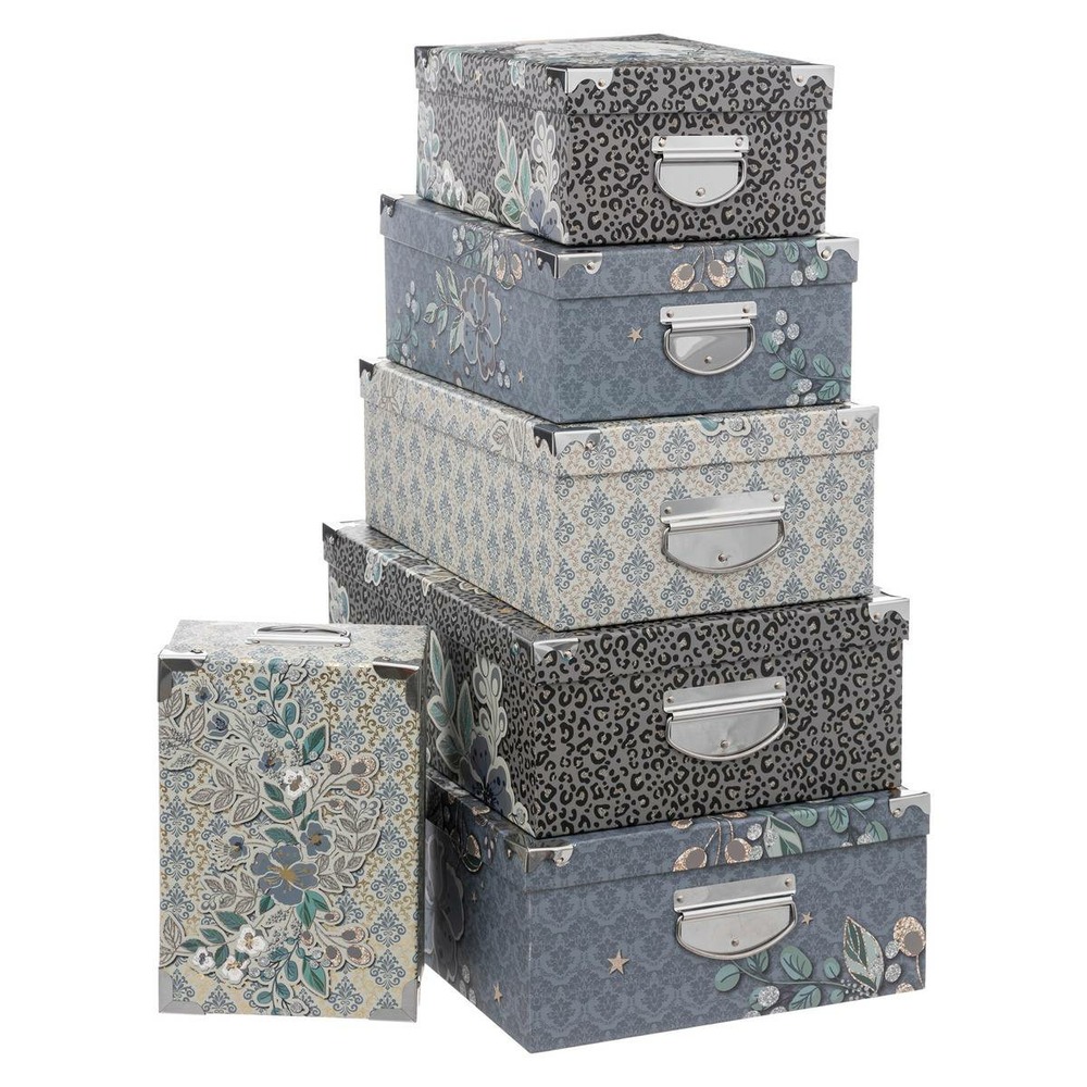 Boîtes rectangulaires x 6 