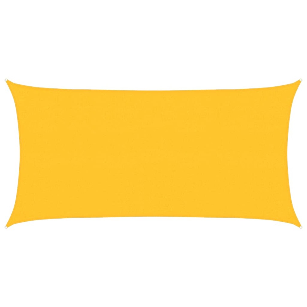 Voile d'ombrage 160 g/m² jaune 2,5x5 m pehd