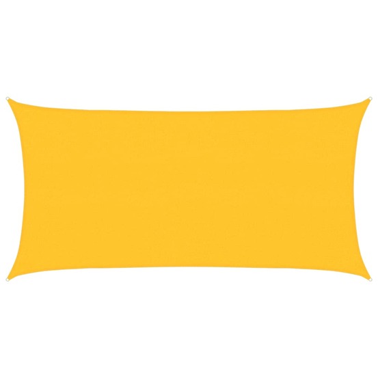 Voile d'ombrage 160 g/m² jaune 2,5x5 m pehd