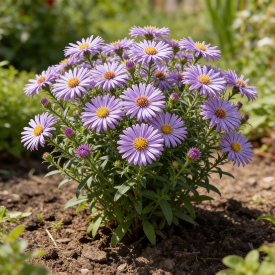 Aster amellus rudolf goethe 20cm godet 9cm - aster