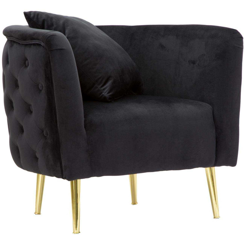 Fauteuil en tisu matelassé bucarest 76 x 74 x 71 cm