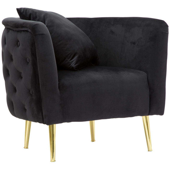 Fauteuil en tisu matelassé bucarest 76 x 74 x 71 cm