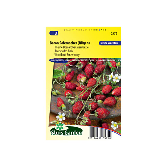 Fraisier des bois 'baron solemacher' le sachet de 610 graines environ (0.2g)