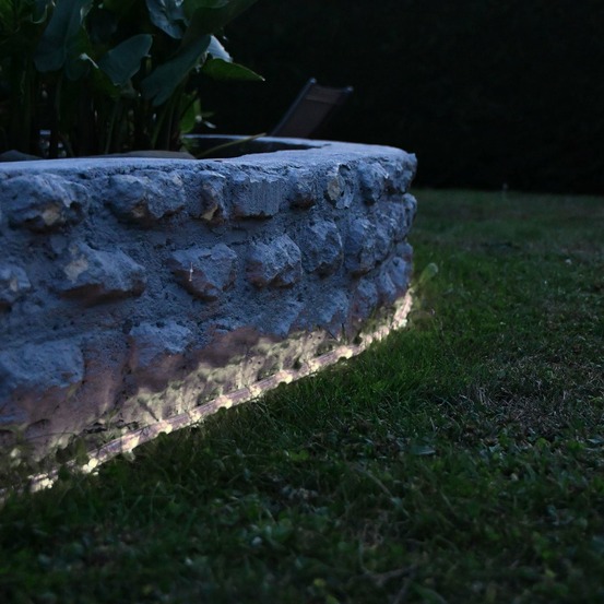 Cordon lumineux blanc froid 15m - intérieur extérieur