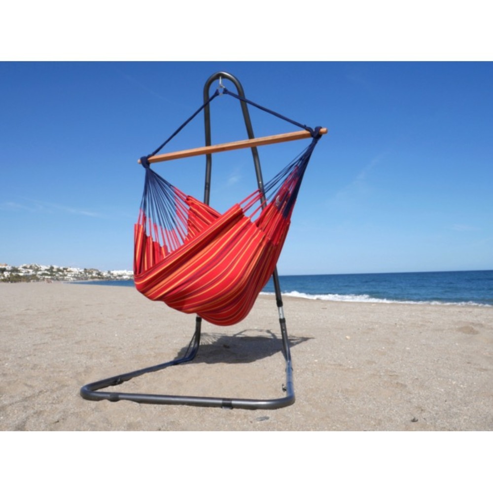 Chaise hamac grenade xxl avec support métal soledad
