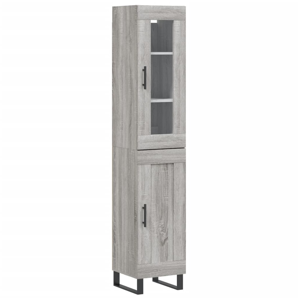 Buffet bahut commode armoire meuble de rangement organisateur cuisine salle de séjour salon haut sonoma 34,5 x 34 x 180 cm bo