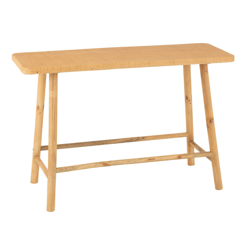 Console cannage en rotin malinda 120cm naturel