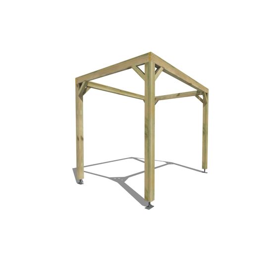 Pergola bois • 3m x 2m • indépendante • cadre simple • livraison comprise