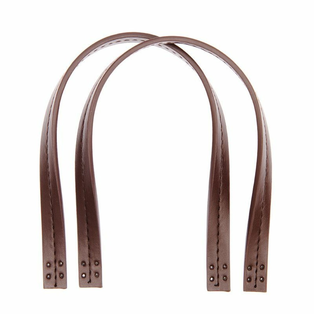 Anses de sac courtes - marron - 32,5 cm
