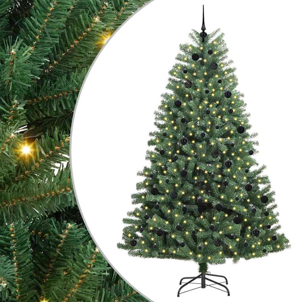 Sapin de noël artificiel à branches articulées vert 240 cm