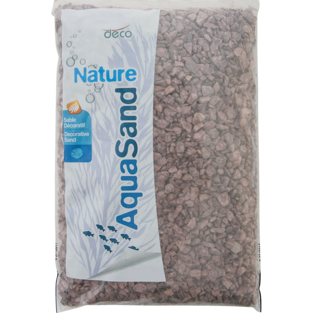 Sol décoratif 2-6 mm naturel grès rouge aquasand 1 kg pour aquarium