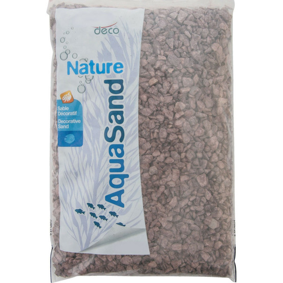 Sol décoratif 2-6 mm naturel grès rouge aquasand 1 kg pour aquarium