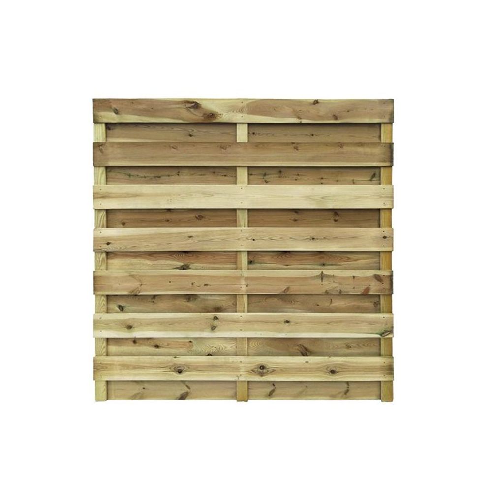 Panneau bois plein 180x180 cm – sapin rouge - claustra