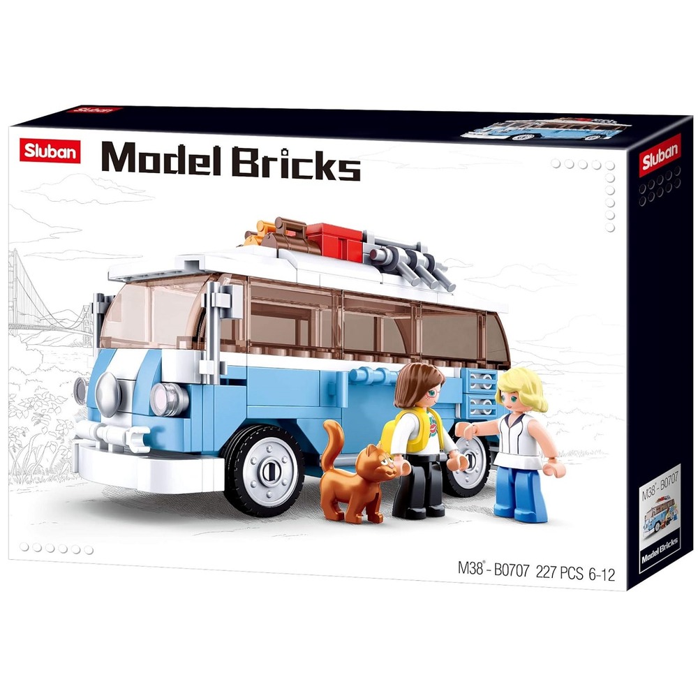 Model bricks - van hippy