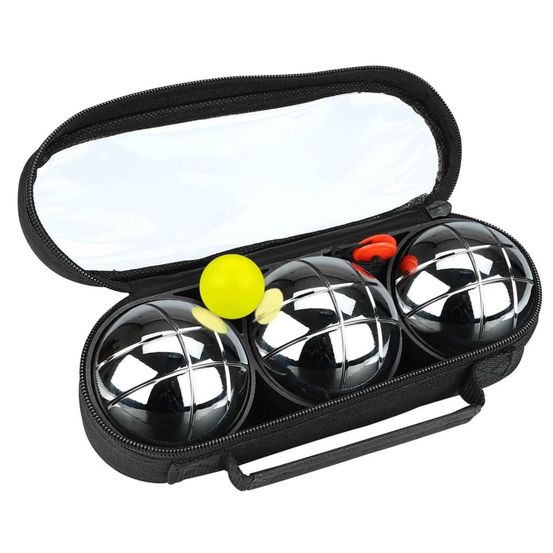 Ensemble jeu de boules iv 3 boules argenté coc 52jp-coc-uni