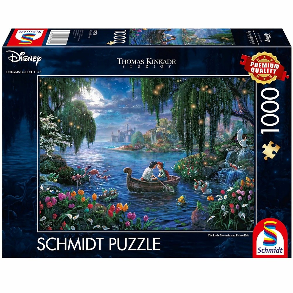 Puzzle la petite sirène et le prince eric 1000 pcs
