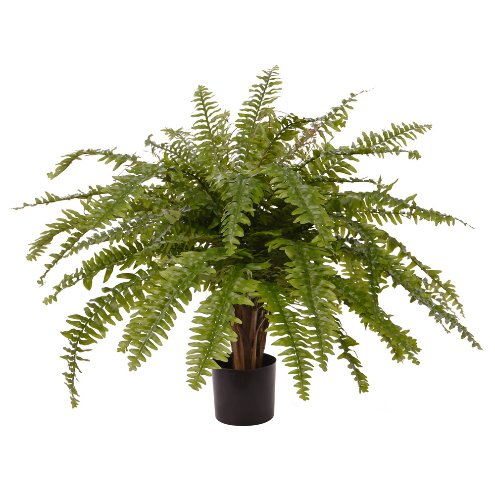 Fougère de boston xl plante artificielle deluxe 90cm