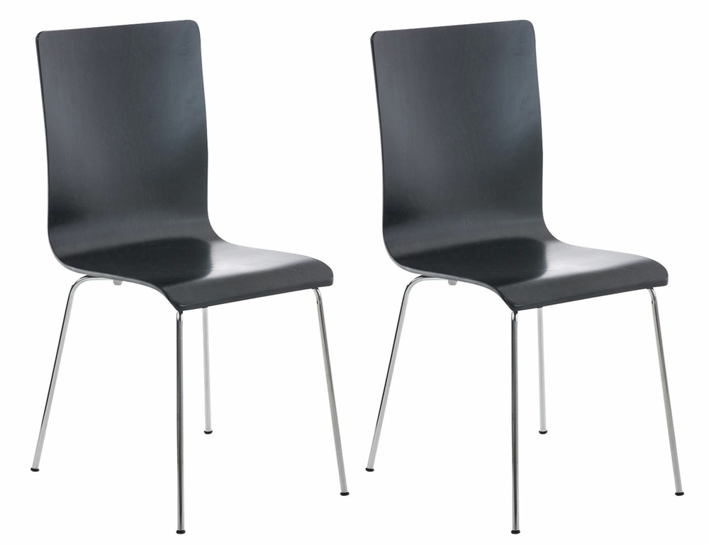 Lot de 2 chaises visiteur pepe