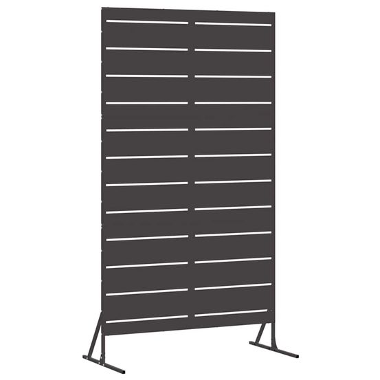 Écran de confidentialité 100 x 50 x 180 cm acier noir